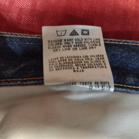 Men’s Wrangler Regular Fit Blue Jeans – Size 50x29 - Picture 4 of 11